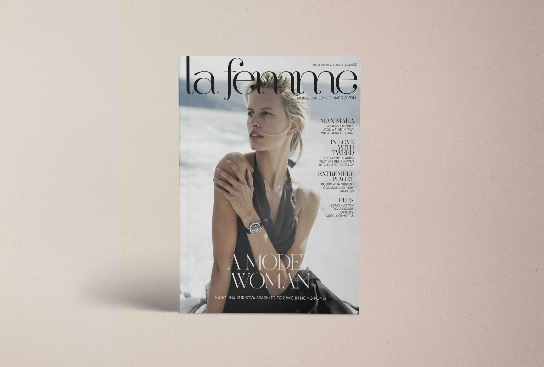 La Femme bi-monthly magazine cover featuring fashion hitters