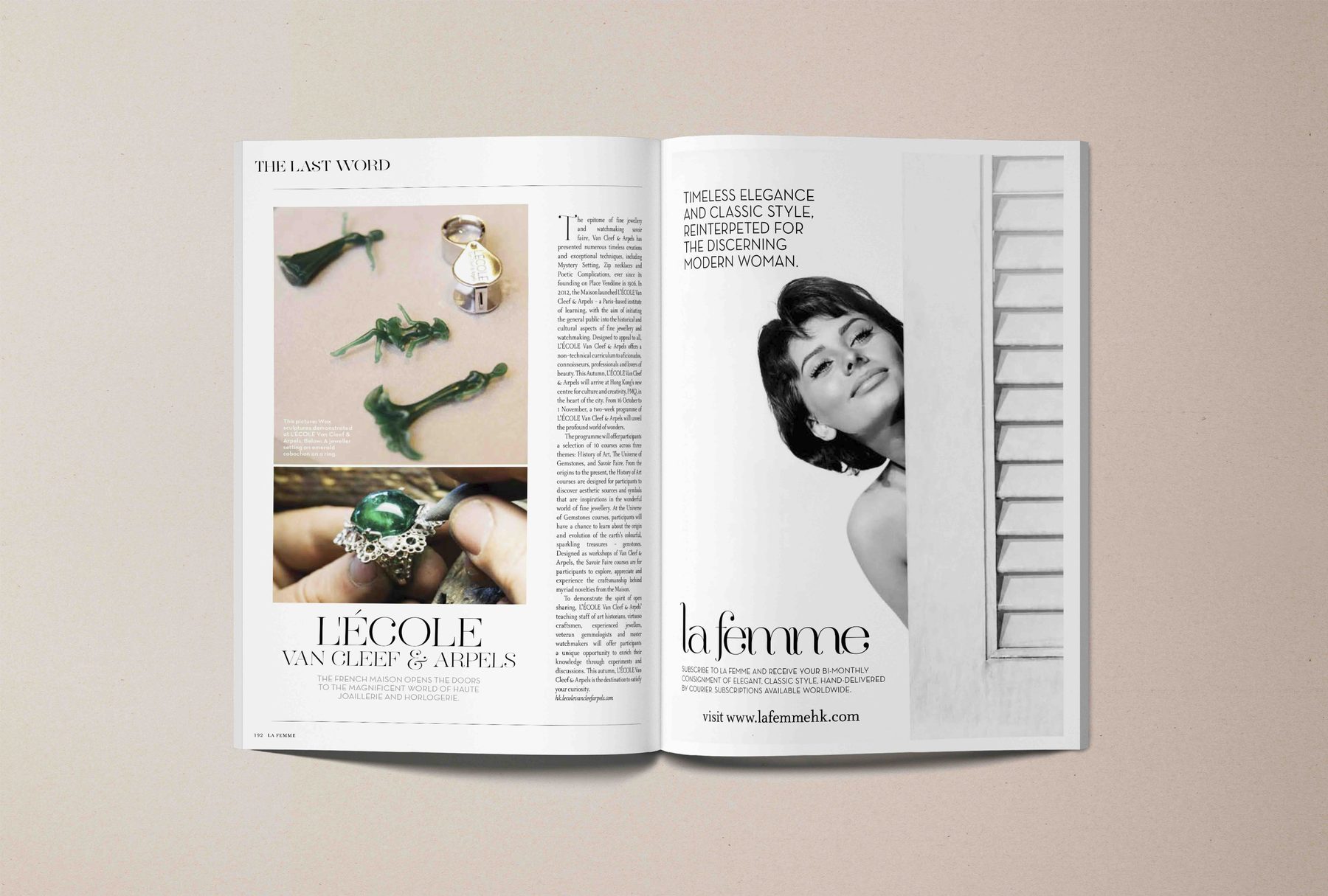 La Femme editorial spread