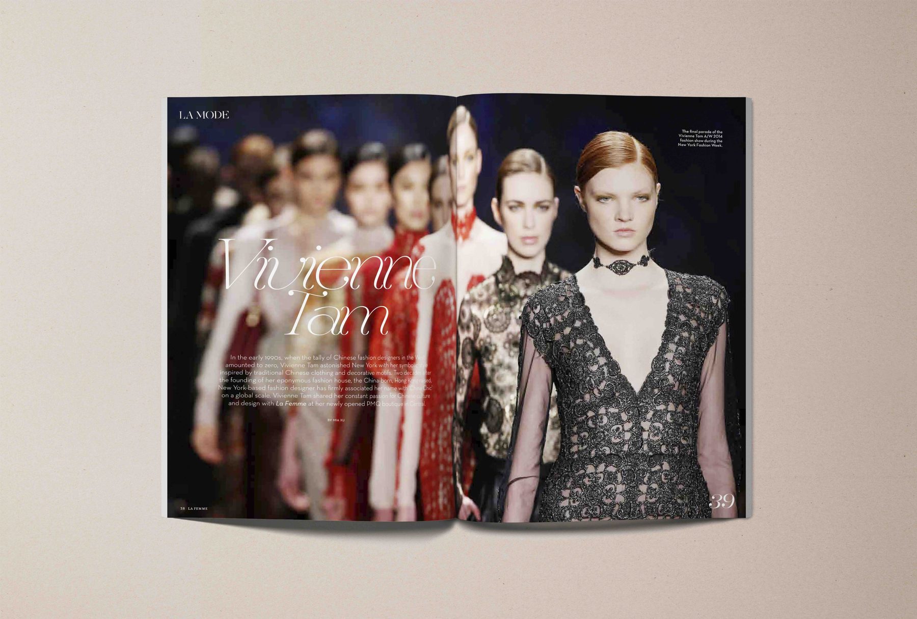 La Femme editorial spread