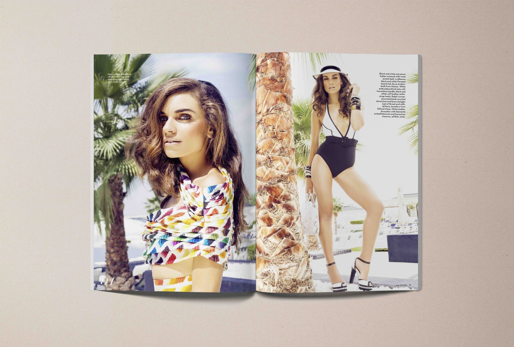 La Femme editorial spread
