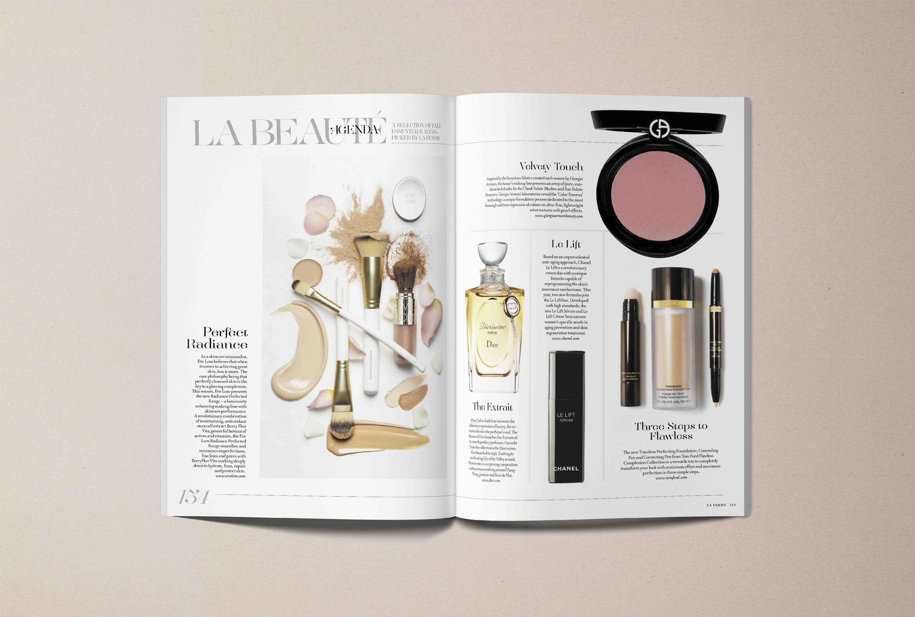 La Femme editorial spread
