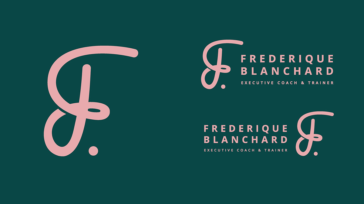 Frederique Blanchard logo — F and B connected in a fluid cursive line